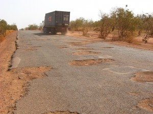 Main road from Dakar Senegal psr