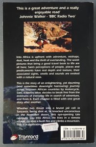 1st Edition Into Africa Rear Cover