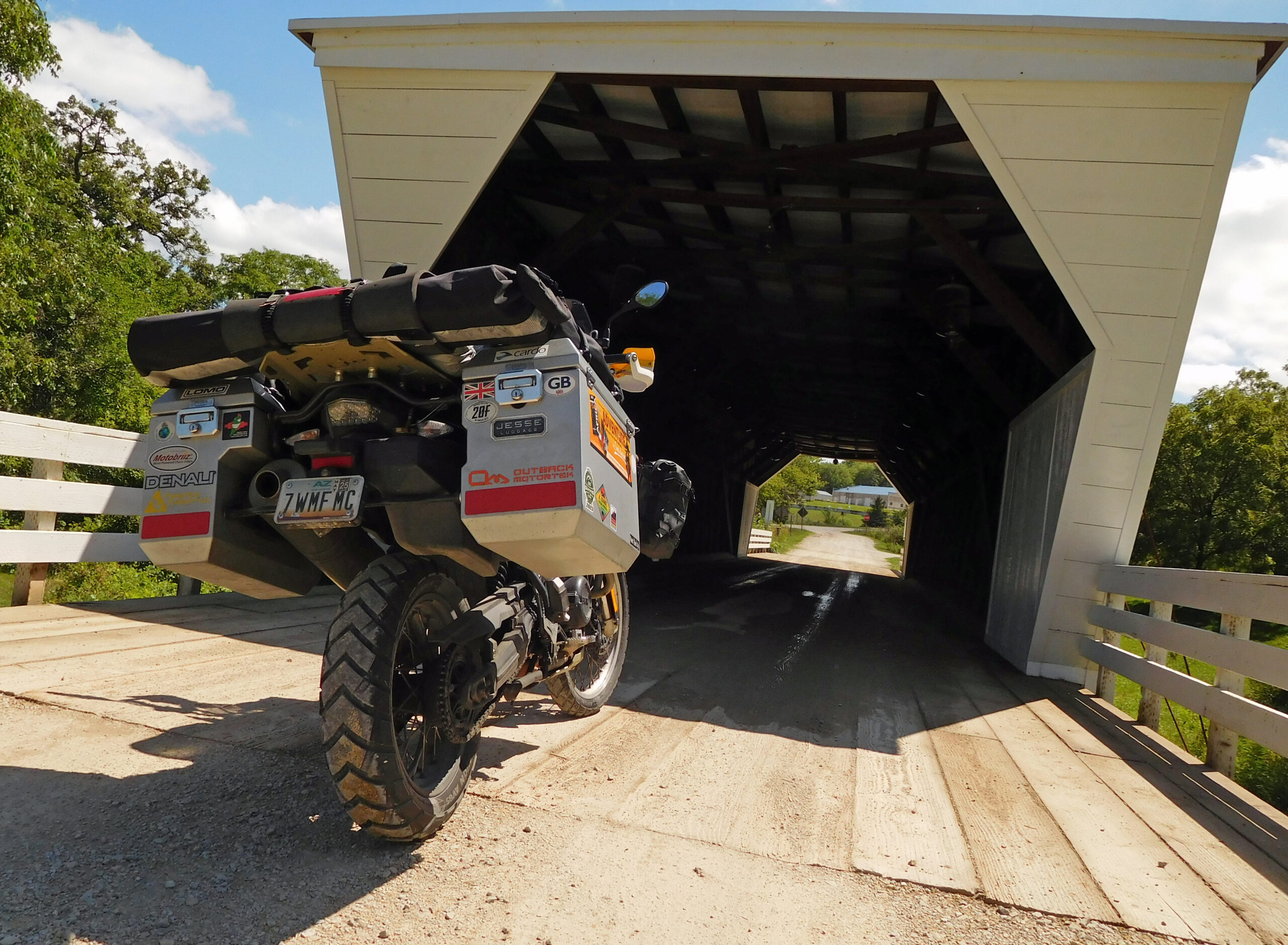 Just one of the covered bridges